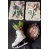 Image 6 : Vintage Tootsie Roll Sign w/ Reaper Wear Figure Skate Trinket & More 23T