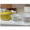 Image 6 : Kitchen treasures Plastic veggie holders onion, pepper, lemon tomato ceramic baking dishes & More
