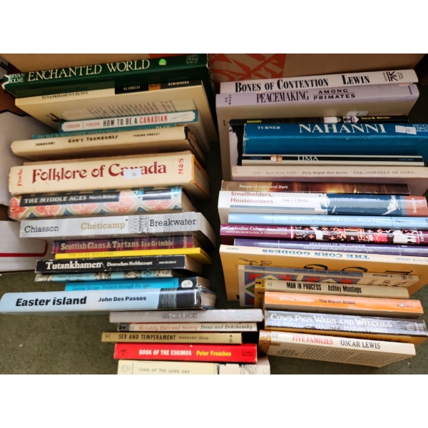 Social Anthropology Books including Marvin Harris, Incan Studies and More!