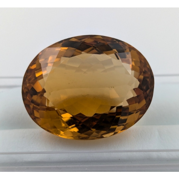52.88 ct Certified Madeira Citrine gemstone ($5,700 Appraisal)
