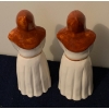 Image 2 : Pair of Monk Salt & Pepper Shakers - 8T 