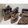 Image 2 : Antique Irons and Oil Lamp
