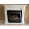 White Electric Fireplace with Remote 51L x 17D x 41T