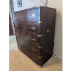 Image 7 : Gibbard Mahogany Craftsmen Campaign-Style Dresser with Brass Accents