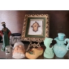 Image 1 : Assorted Collectibles Including: Avon Bottle w/ Roses, Frame 7.5 X 8, Wise Man 8 T and More!