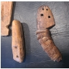 Image 10 : Collection of Inuit Wooden and Stone Hand Tools Sizes Range from 2-10"