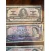 Image 2 : Canadian 10$ Banknotes 6 In Total 1937-1954-2017
1937 X1
1954 X 4 
