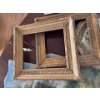 Image 5 : Antique Gold Gilt Frames Oil On Canvas Art Pieces Italian Tray & Decorative Plate