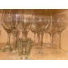 Image 4 : Collection Of Vintage Crystal Stemware - Champagne Flutes & Goblets