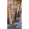 Image 6 : Metal Pot 11.5" Diameter, Koi Decor, 10 T, Pair of Lantern Style Lamps 18 T, Fireplace Tool Set 
