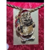 Image 2 : Swarovski Crystal Limited Edition Santa Necklace 32" Chain