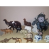 Image 3 : Collection of Elephant Decor: Wood, Stone, Ceramic- Includes: Clock 7 W, 6 T, 