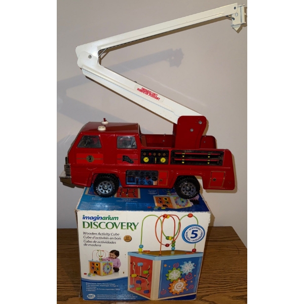 Old Fashion Fun - Pre Technology Toys - Fire Truck Discovery Maze