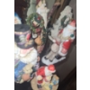 Image 3 : Collection of Santas, Wooden Santa w/ Mouth Open 10 T