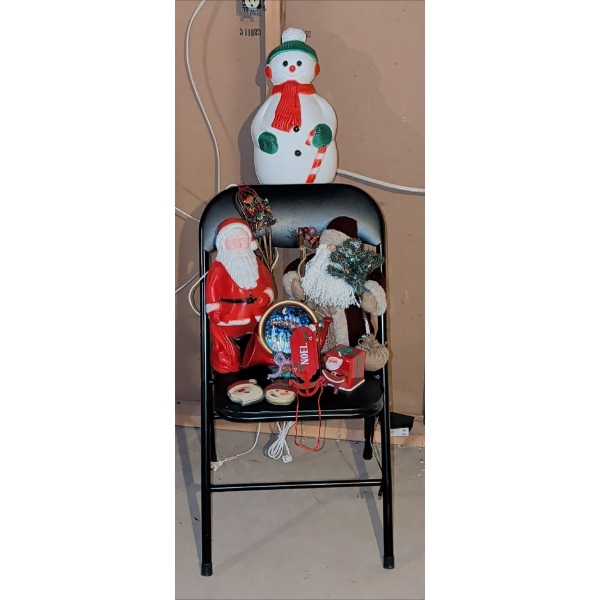 Vintage Holiday Charms - St. Nick Frosty Mistletoe Wind Chime & More