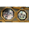 Image 6 : Large Collection of Collectors Plates in Wood Frames plus Extra Frame