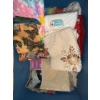 Image 3 : Basket, Girl Figure and Assorted Fine Linens Incl. New 100% Irish Linen 66x84 