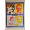 Image 2 : Framed Psychedelic Poster Of The Beatles 22''INCHES WIDTH, 40''INCHES HEIGHT