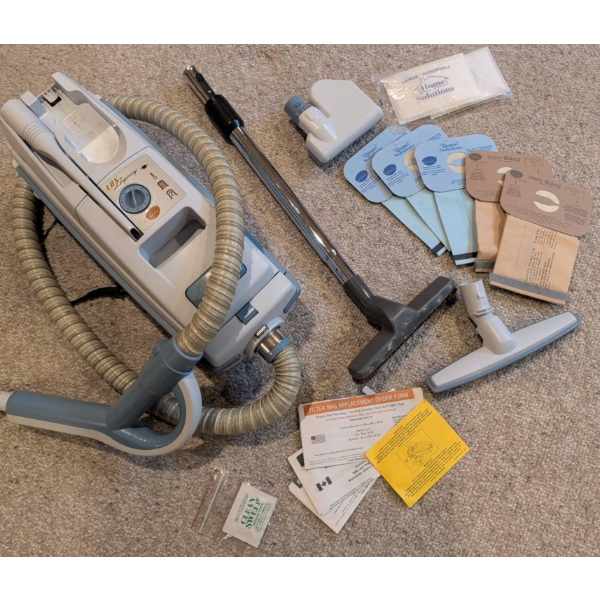 Electrolux Lux Legacy Canister Vacuum Cleaner With Accessories and Bags â€“ works great!!