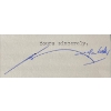 Image 2 : Authenticated John Diefenbaker Hand Written Signature Typed Letter House of Commons Stationary