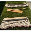 Image 1 : Set of 2 Curtain Tops - Smaller is 47W, Larger is 62W
