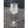 Image 3 :  Crystal Clear Industries #2690 "Deco Rose" Etched Crystal Cordial Glasses