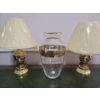 Image 4 : Beautifully Brass Home Accents & Decor - Pair Of Lamps 12T Antique Matchbox Mount TP Holder & more