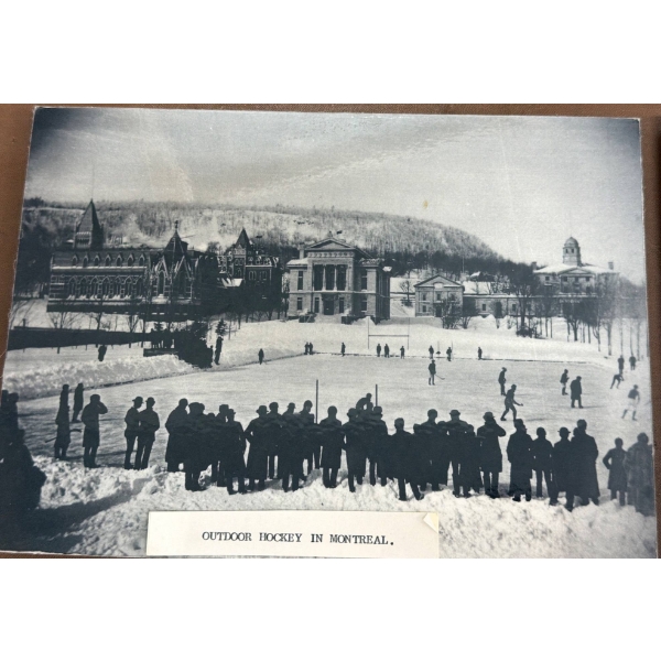 Vintage Hockey Photographs Highlighting Early Teams and Scenes