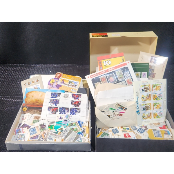 Two-Box Stamp Collection Lot
