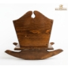 Image 3 : 20Th Century Antique Handcrafted Wooden Doll Cradle. 