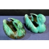 Image 2 : Blue Mountain Pottery Swans - Turquoise