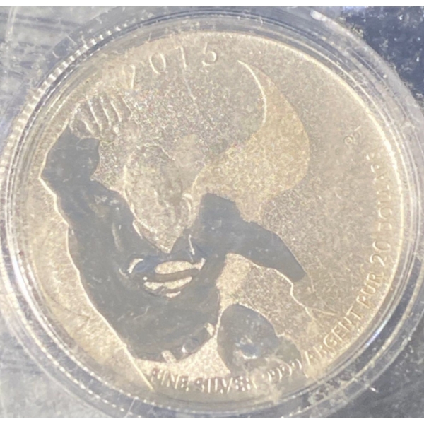 2015 $20 Fine Silver Superman Coin