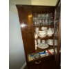 Image 4 : Antique Wooden Display Cabinet, Contents NOT Included, Cabinet Only - 34W, 15D, 56T 
