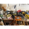 Image 2 :  large selection of power tools, including grinders drills, a number of bolt bins, and other miscell