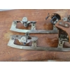 Image 5 : Vintage Ice Skates with Leather Straps and Wooden Components