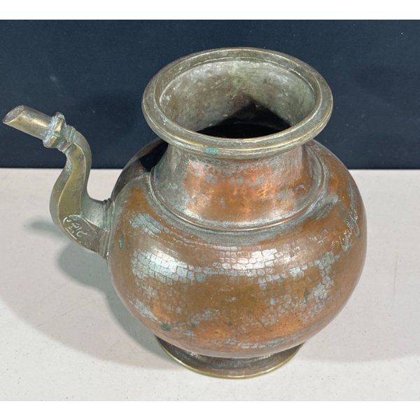 Vintage Brass Pot with Spout