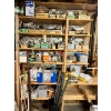 Image 1 : Shelves filled with everything you need for small projects plus more. 
