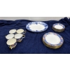Image 1 : Paragon Blue Floral China Set; Cups and Saucers, Serving Plates