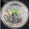 Image 2 : 2018 National Institute for the Blind $30 Fine Silver Coin & Bronze Medallion Set