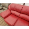 Image 5 : Red Leather Loveseat- Great Condition! 67"W x 40"D x 35"H
