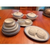 Image 2 : Antique Ridgways Venetian Pattern China Dish Set - 2 Soup Taurines Platters Plates & More