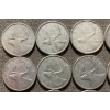 Image 2 : Canadian 25-cent Pieces 80% Silver 64.13 Grams