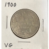Image 1 : 1900 VG Canadian Half Dollar 92.5% Silver