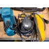 Image 1 : Assorted Electric Tools: Makita 3620 Router, Black & Decker Quick Finish Sander, DeWalt Disk Grinder