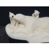 Image 3 : Ducks Unlimited Polar Bears Statue 15 W, 9.5 D, 6 T 