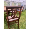 Image 3 : Solid Oak Antique Table L42 W42 H28 With 4 Beautiful Chairs L15 W17 H34