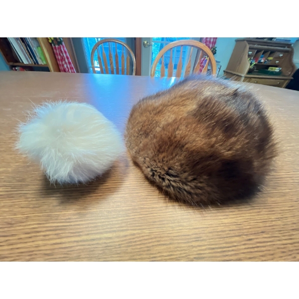 Hudson Bay Company, Mr. John Frederick, boutique fur hat and rabbit earmuffs.