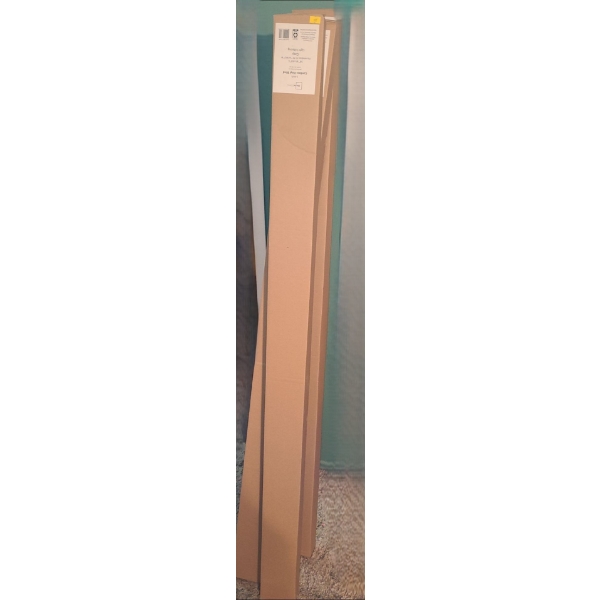 Grey 1 Inch Cordless Light Filtering Vinyl Blinds 58 X 64, Three Boxes