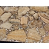 Image 2 : Unique Mexican Made Stone,Gold Flake and Resin Coffee Table - 54w x 19d x 17h