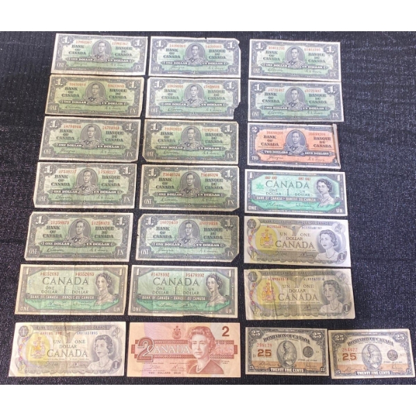 Old Canadian Small Bills